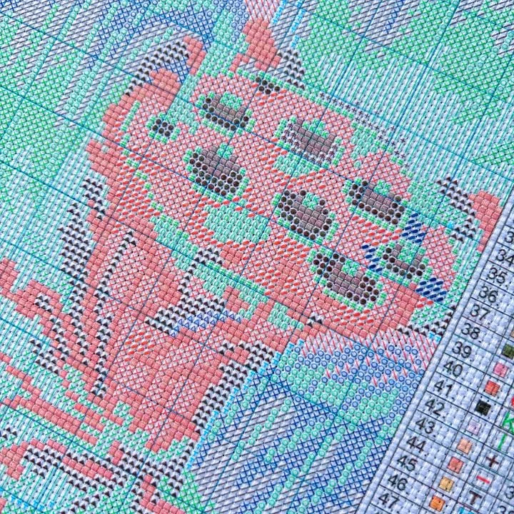 [CC4223 - Lontra con pendiente - Cross Stitch Stamped Kits Beginners reseña y precio