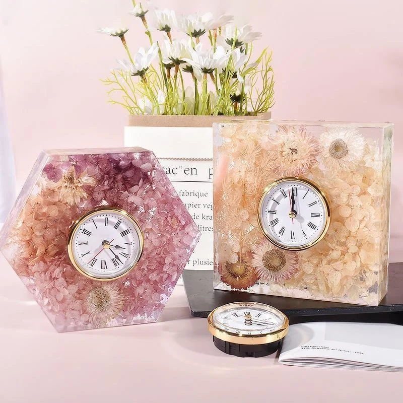 Juego de adornos de reloj, mol - Silicone Epoxy Resin Molds Set reseña y precio