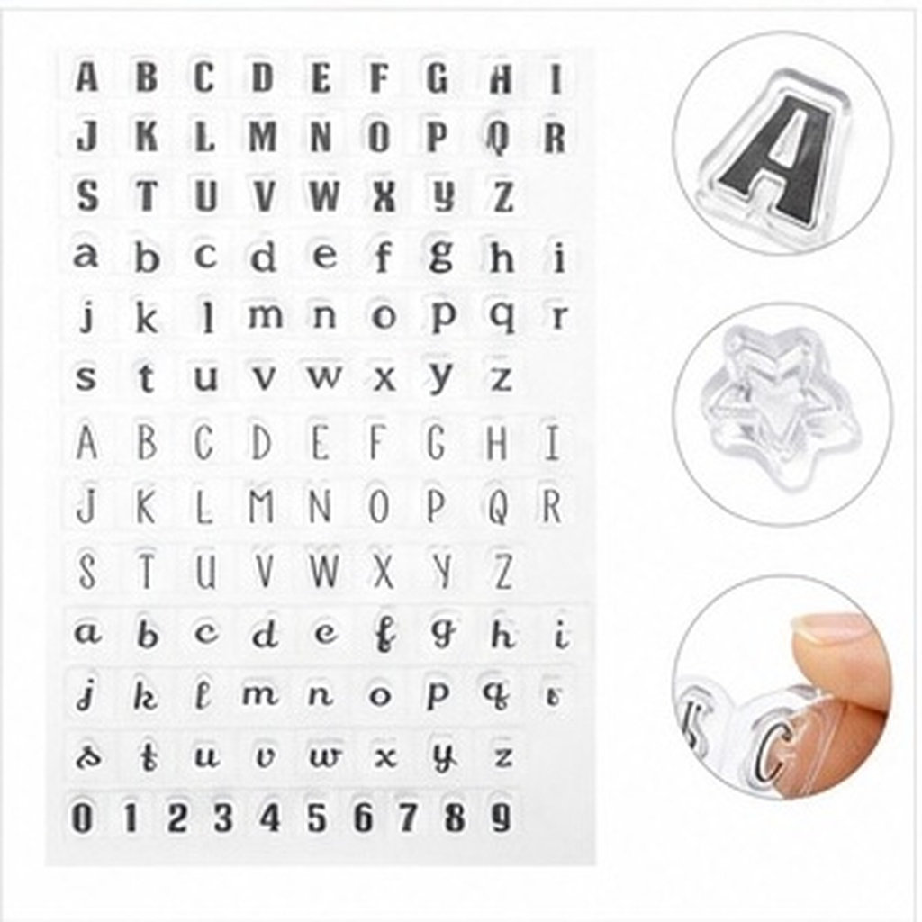 4 unidades de sellos transpare - Clear Silicone Stamps For Card Making reseña y precio
