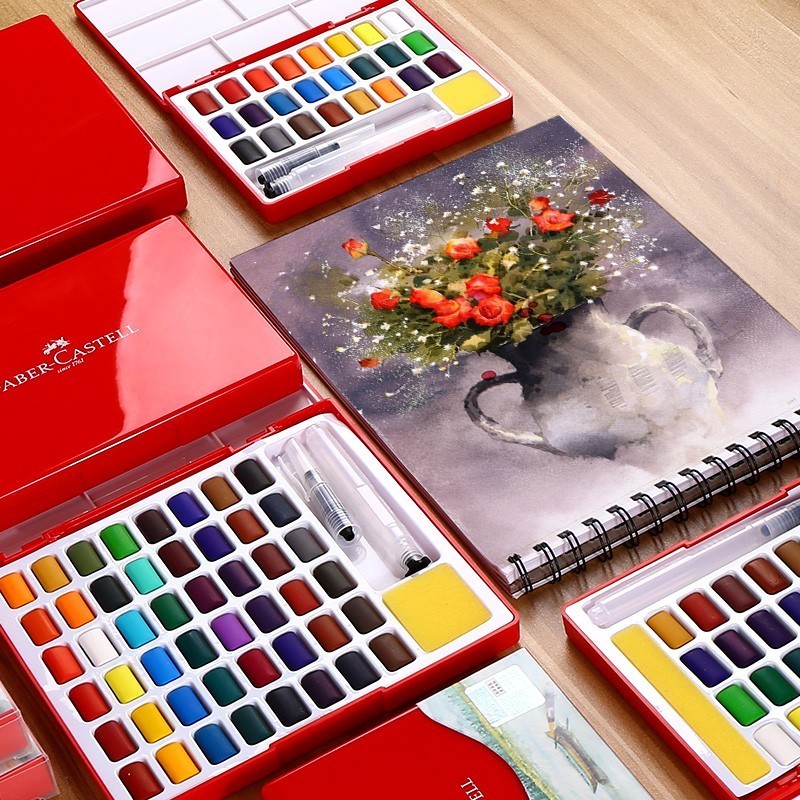 Juego de pintura de acuarela s - Watercolor Paint Set Solid Pigment reseña y precio