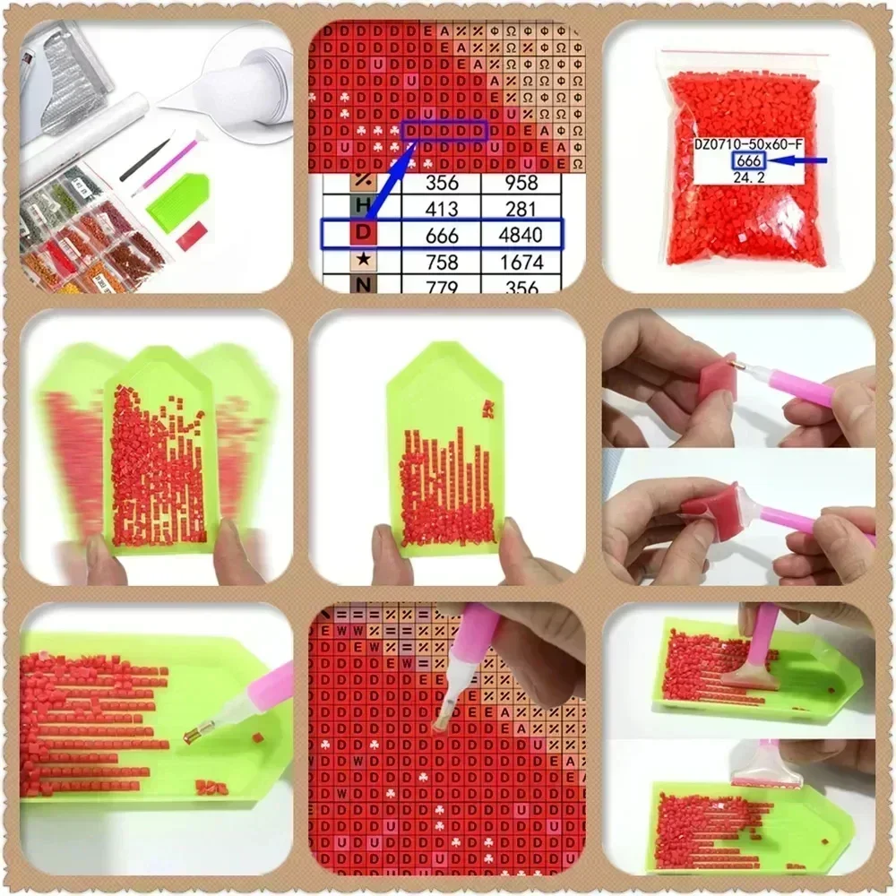 1 pieza de pintura de diamante - Painting Supplies reseña y precio