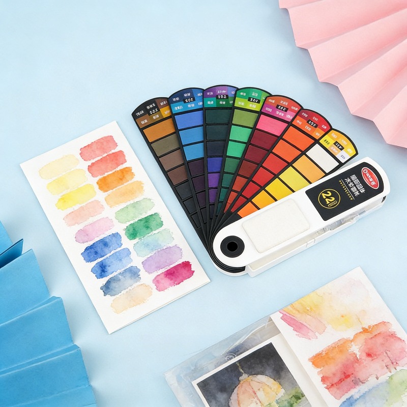 Juego de Pinturas de Acuarela  - Watercolor Paint Set Solid Pigment reseña y precio