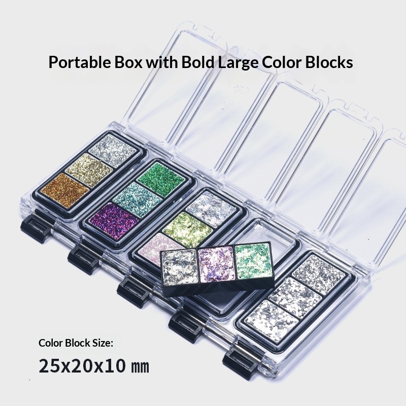 15 Colores de Partículas Decor - Watercolor Paint Set Solid Pigment reseña y precio