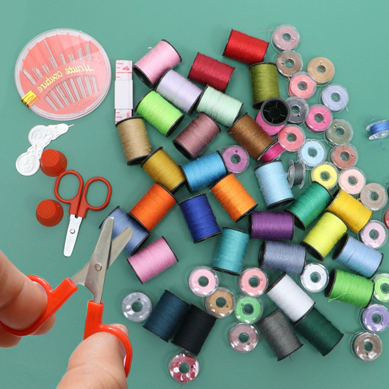 Kit de costura, Mini máquina d - Cotton Embroidery Thread Skeins reseña y precio